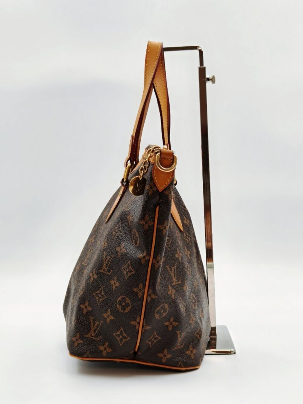 Louis Vuitton Monogram Palermo PM Tote Bag Shoulder Bag Brown Canvas With Strap - Picture 3 of 15